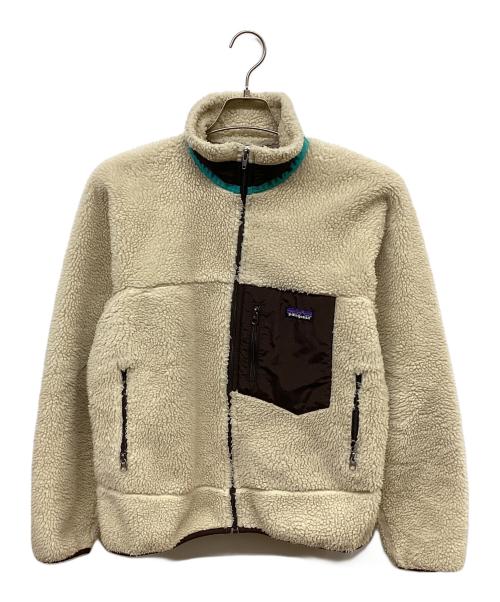 Patagonia（パタゴニア）Patagonia (パタゴニア) アウトドアウェア(ジャケット) アイボリー×ブラック サイズ:SIZE Sの古着・服飾アイテム