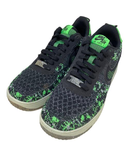 NIKE（ナイキ）NIKE (ナイキ) Air Force 1 Low Crater Flyknit  ブラック×グリーン サイズ:28の古着・服飾アイテム