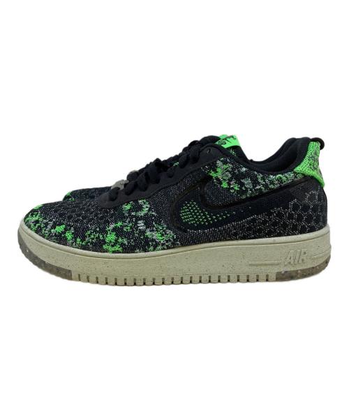 NIKE（ナイキ）NIKE (ナイキ) Air Force 1 Low Crater Flyknit  ブラック×グリーン サイズ:28の古着・服飾アイテム