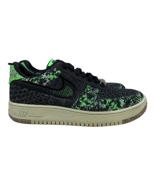 NIKE（ナイキ）NIKE (ナイキ) Air Force 1 Low Crater Flyknit  ブラック×グリーン サイズ:28の古着・服飾アイテム