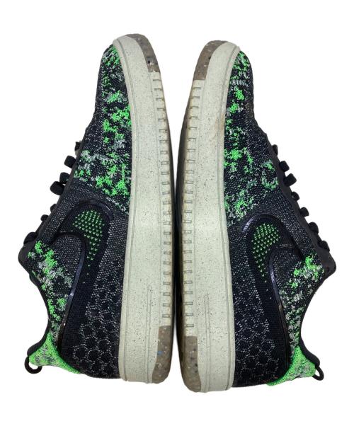 NIKE（ナイキ）NIKE (ナイキ) Air Force 1 Low Crater Flyknit  ブラック×グリーン サイズ:28の古着・服飾アイテム