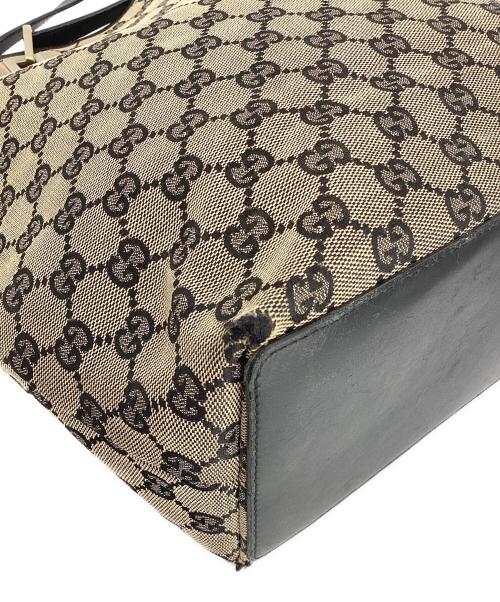 GUCCI（グッチ）GUCCI (グッチ) キャンバストートバッグ ブラウンの古着・服飾アイテム