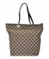 GUCCI (グッチ) キャンバストートバッグ ブラウン：15000円