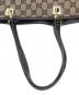 中古・古着 GUCCI (グッチ) キャンバストートバッグ ブラウン：15000円