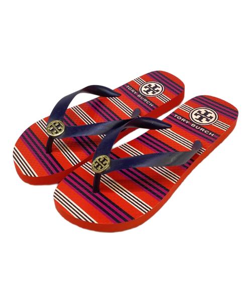 TORY BURCH（トリーバーチ）TORY BURCH (トリーバーチ) サンダル レッド サイズ:6の古着・服飾アイテム