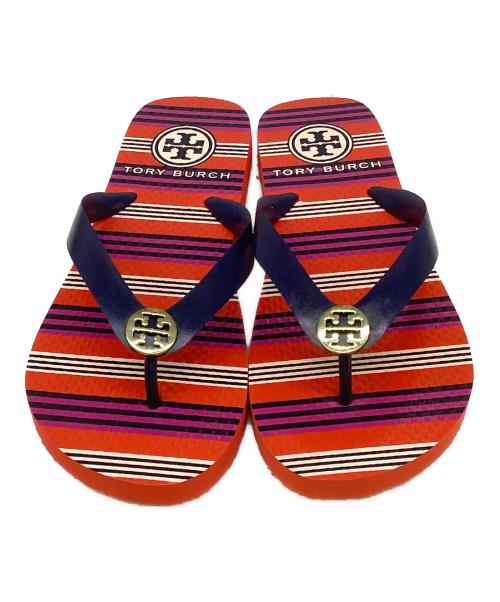 TORY BURCH（トリーバーチ）TORY BURCH (トリーバーチ) サンダル レッド サイズ:6の古着・服飾アイテム