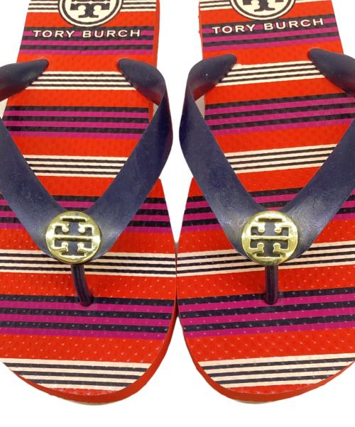 TORY BURCH（トリーバーチ）TORY BURCH (トリーバーチ) サンダル レッド サイズ:6の古着・服飾アイテム