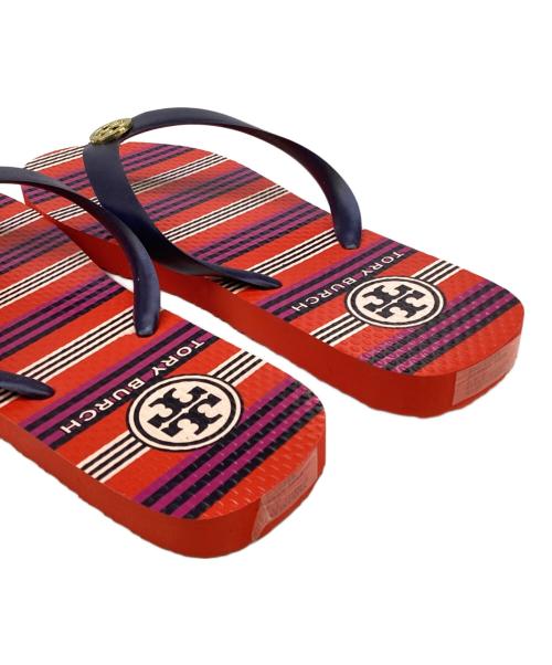 TORY BURCH（トリーバーチ）TORY BURCH (トリーバーチ) サンダル レッド サイズ:6の古着・服飾アイテム