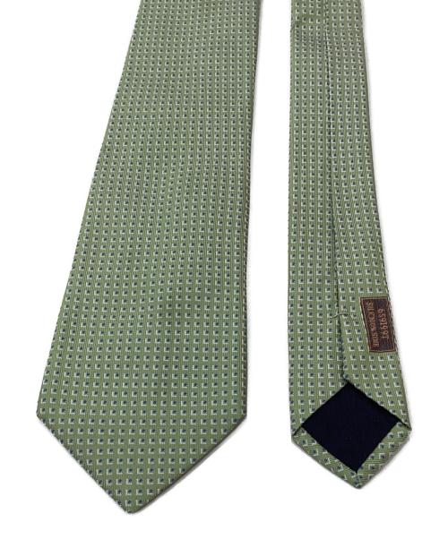HERMES（エルメス）HERMES (エルメス) ネクタイ グリーン サイズ:　の古着・服飾アイテム