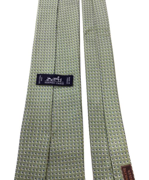 HERMES（エルメス）HERMES (エルメス) ネクタイ グリーン サイズ:　の古着・服飾アイテム