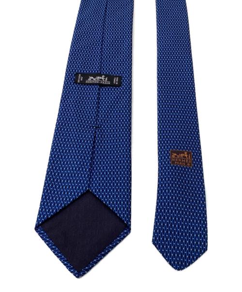 HERMES（エルメス）HERMES (エルメス) ネクタイ ブルー サイズ:　の古着・服飾アイテム