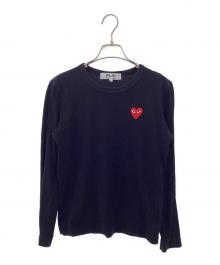 PLAY COMME des GARCONS（プレイコムデギャルソン）の古着「長袖カットソー」｜ブラック