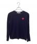 PLAY COMME des GARCONS（プレイコムデギャルソン）の古着「長袖カットソー」｜ブラック