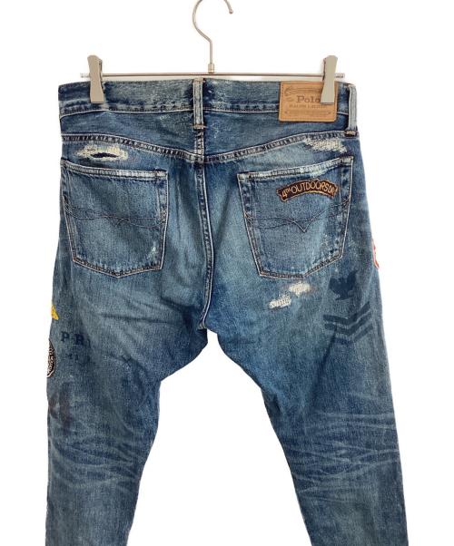 POLO RALPH LAUREN（ポロ・ラルフローレン）POLO RALPH LAUREN (ポロ・ラルフローレン) デニムパンツ ブルー サイズ:31×32の古着・服飾アイテム
