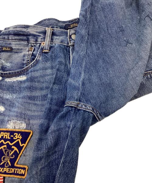 POLO RALPH LAUREN（ポロ・ラルフローレン）POLO RALPH LAUREN (ポロ・ラルフローレン) デニムパンツ ブルー サイズ:31×32の古着・服飾アイテム