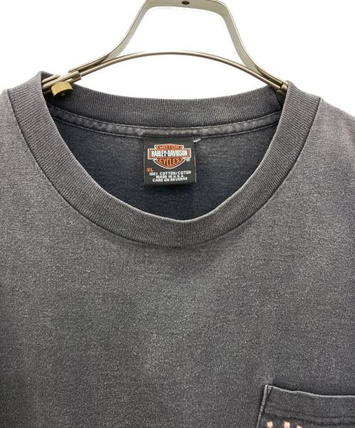 HARLEY-DAVIDSON（ハーレーダビッドソン）HARLEY-DAVIDSON (ハーレーダビッドソン) 半袖カットソー ブラック サイズ:XLの古着・服飾アイテム