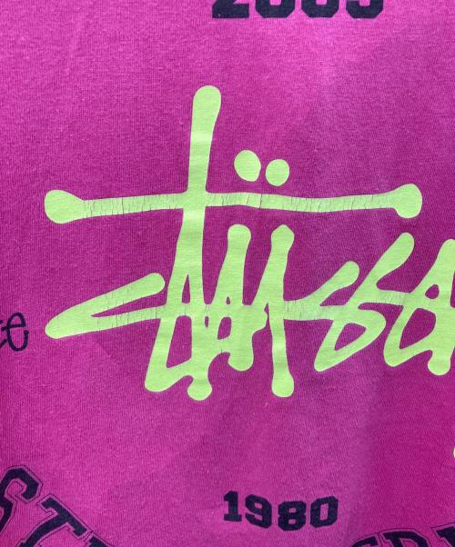 stussy（ステューシー）stussy (ステューシー) 半袖カットソー ピンク サイズ:Mの古着・服飾アイテム