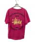 stussy (ステューシー) 半袖カットソー ピンク サイズ:M：5000円