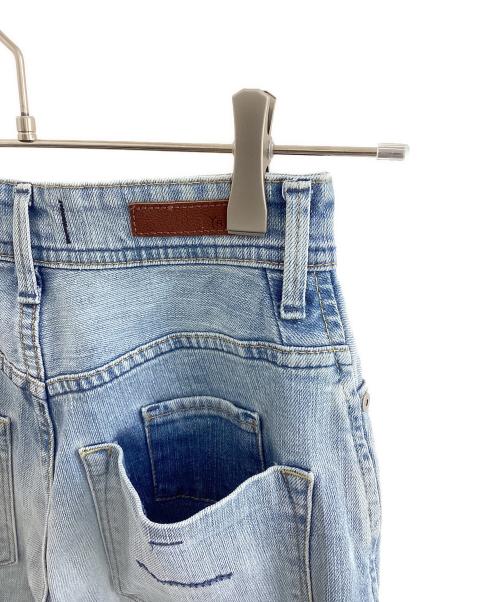 YANUK（ヤヌーク）YANUK (ヤヌーク) デニムパンツ　Joan ブルー サイズ:21の古着・服飾アイテム