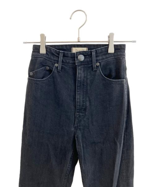 YANUK（ヤヌーク）YANUK (ヤヌーク) デニムパンツ ブラック サイズ:22の古着・服飾アイテム