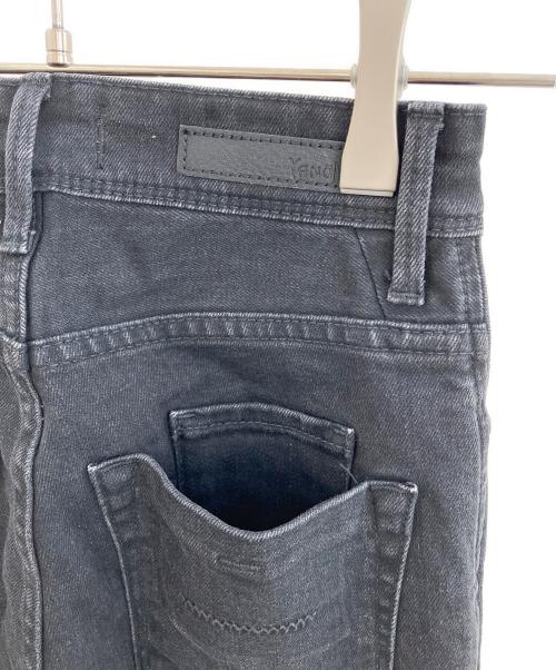 YANUK（ヤヌーク）YANUK (ヤヌーク) デニムパンツ ブラック サイズ:22の古着・服飾アイテム