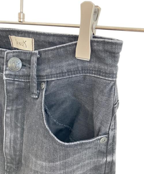 YANUK（ヤヌーク）YANUK (ヤヌーク) デニムパンツ ブラック サイズ:22の古着・服飾アイテム
