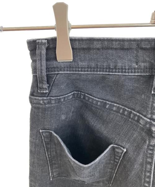 YANUK（ヤヌーク）YANUK (ヤヌーク) デニムパンツ ブラック サイズ:22の古着・服飾アイテム