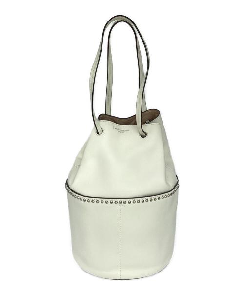 J&M DAVIDSON（ジェイ＆エム デヴィッドソン）J&M DAVIDSON (ジェイ＆エム デヴィッドソン) ハンドバッグ　MINI DAISY ホワイトの古着・服飾アイテム
