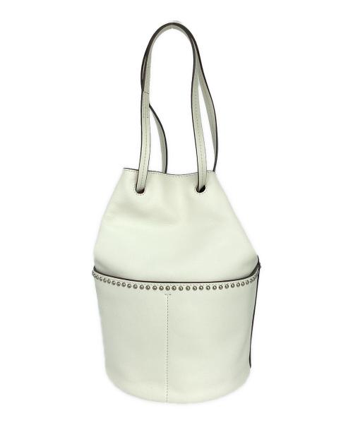 J&M DAVIDSON（ジェイ＆エム デヴィッドソン）J&M DAVIDSON (ジェイ＆エム デヴィッドソン) ハンドバッグ　MINI DAISY ホワイトの古着・服飾アイテム