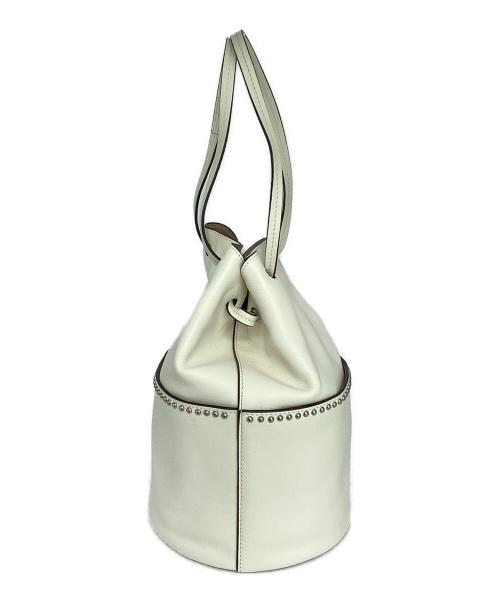 J&M DAVIDSON（ジェイ＆エム デヴィッドソン）J&M DAVIDSON (ジェイ＆エム デヴィッドソン) ハンドバッグ　MINI DAISY ホワイトの古着・服飾アイテム