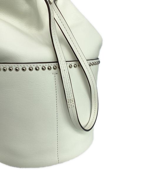 J&M DAVIDSON（ジェイ＆エム デヴィッドソン）J&M DAVIDSON (ジェイ＆エム デヴィッドソン) ハンドバッグ　MINI DAISY ホワイトの古着・服飾アイテム