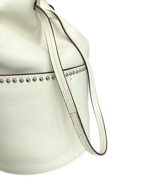 J&M DAVIDSON（ジェイ＆エム デヴィッドソン）J&M DAVIDSON (ジェイ＆エム デヴィッドソン) ハンドバッグ　MINI DAISY ホワイトの古着・服飾アイテム