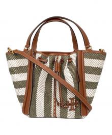TORY BURCH（トリーバーチ）の古着「2WAYショルダーバッグ　マックグロー　ドラゴンフライ」｜グリーン