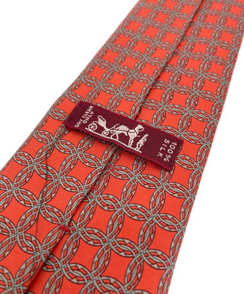 HERMES（エルメス）HERMES (エルメス) ネクタイ オレンジ サイズ:　の古着・服飾アイテム