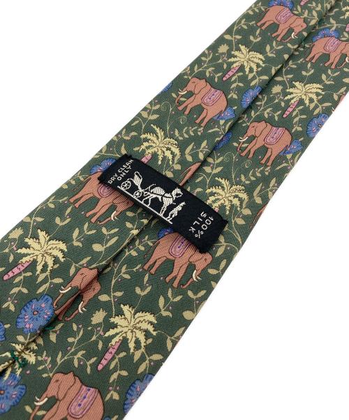 HERMES（エルメス）HERMES (エルメス) ネクタイ グリーン サイズ:　の古着・服飾アイテム