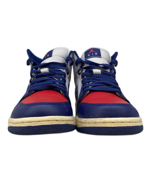 NIKE（ナイキ）NIKE (ナイキ) Air Jordan 1 Mid ブルー×レッド サイズ:26.5の古着・服飾アイテム