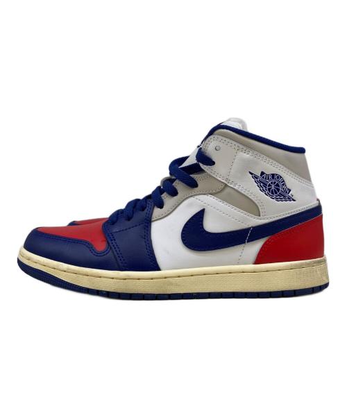 NIKE（ナイキ）NIKE (ナイキ) Air Jordan 1 Mid ブルー×レッド サイズ:26.5の古着・服飾アイテム