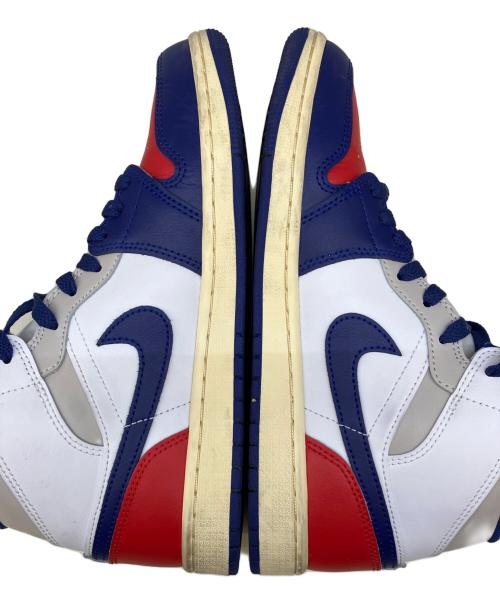 NIKE（ナイキ）NIKE (ナイキ) Air Jordan 1 Mid ブルー×レッド サイズ:26.5の古着・服飾アイテム