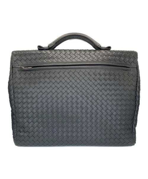 BOTTEGA VENETA（ボッテガベネタ）BOTTEGA VENETA (ボッテガベネタ) ブリーフケース ブラックの古着・服飾アイテム