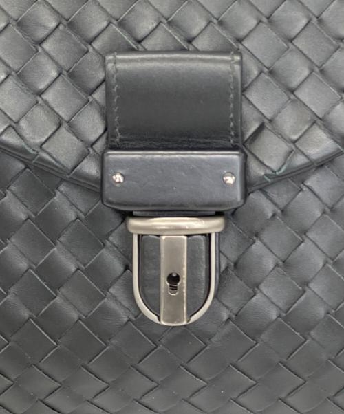 BOTTEGA VENETA（ボッテガベネタ）BOTTEGA VENETA (ボッテガベネタ) ブリーフケース ブラックの古着・服飾アイテム