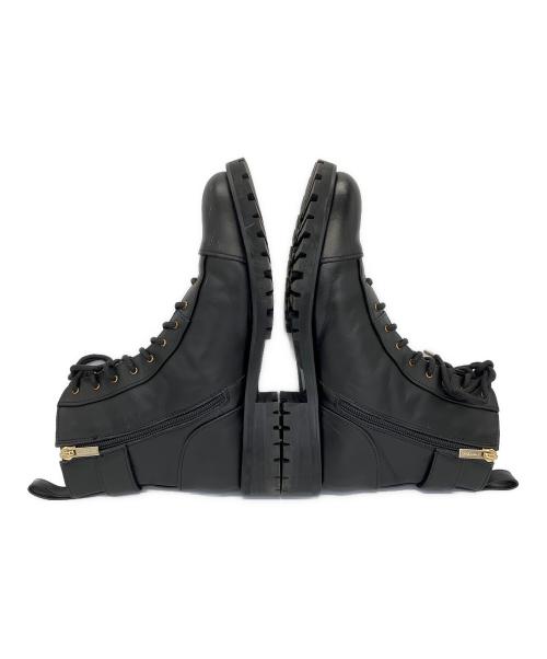 JIMMY CHOO（ジミーチュウ）JIMMY CHOO (ジミーチュウ) ブーツ ブラック サイズ:38の古着・服飾アイテム