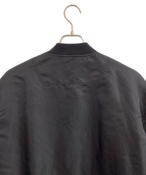 DIESEL（ディーゼル）DIESEL (ディーゼル) デニム切替MA-1ジャケット ブラック サイズ:XLの古着・服飾アイテム