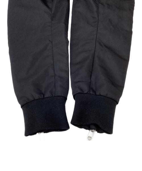 DIESEL（ディーゼル）DIESEL (ディーゼル) デニム切替MA-1ジャケット ブラック サイズ:XLの古着・服飾アイテム