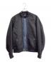 DIESEL（ディーゼル）の古着「デニム切替MA-1ジャケット」｜ブラック