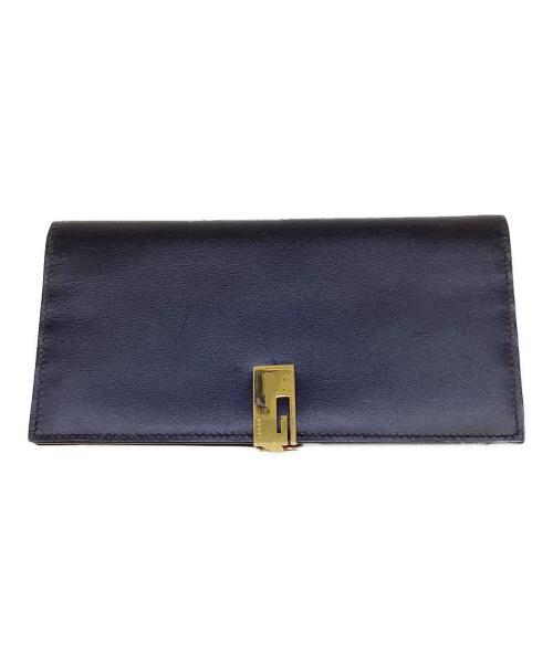GUCCI（グッチ）GUCCI (グッチ) 長財布 ブラックの古着・服飾アイテム