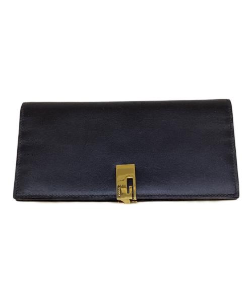 GUCCI（グッチ）GUCCI (グッチ) 長財布 ブラックの古着・服飾アイテム