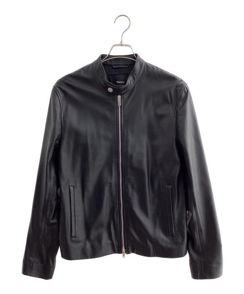 theory（セオリー）theory (セオリー) レザージャケット ブラック サイズ:Mの古着・服飾アイテム