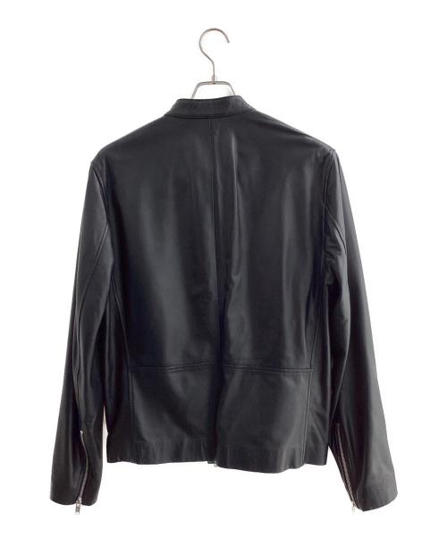 theory（セオリー）theory (セオリー) レザージャケット ブラック サイズ:Mの古着・服飾アイテム