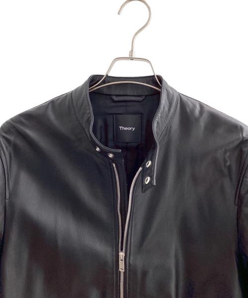 theory（セオリー）theory (セオリー) レザージャケット ブラック サイズ:Mの古着・服飾アイテム