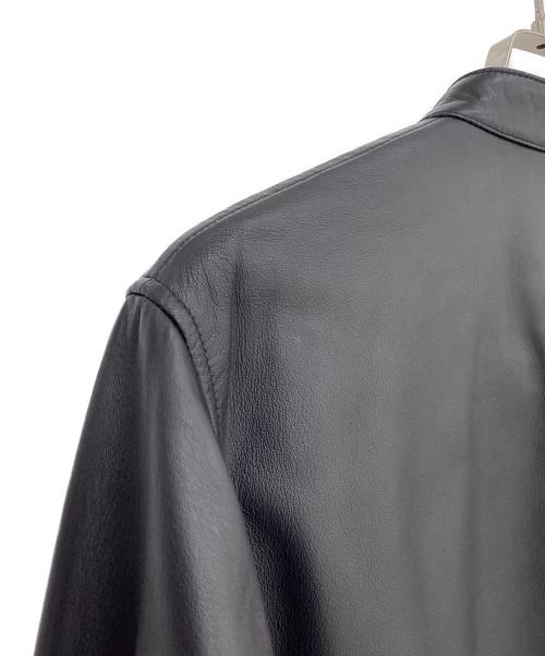 theory（セオリー）theory (セオリー) レザージャケット ブラック サイズ:Mの古着・服飾アイテム